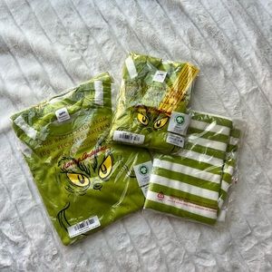 Hanna Andersson Grinch Mommy and Me pajama set